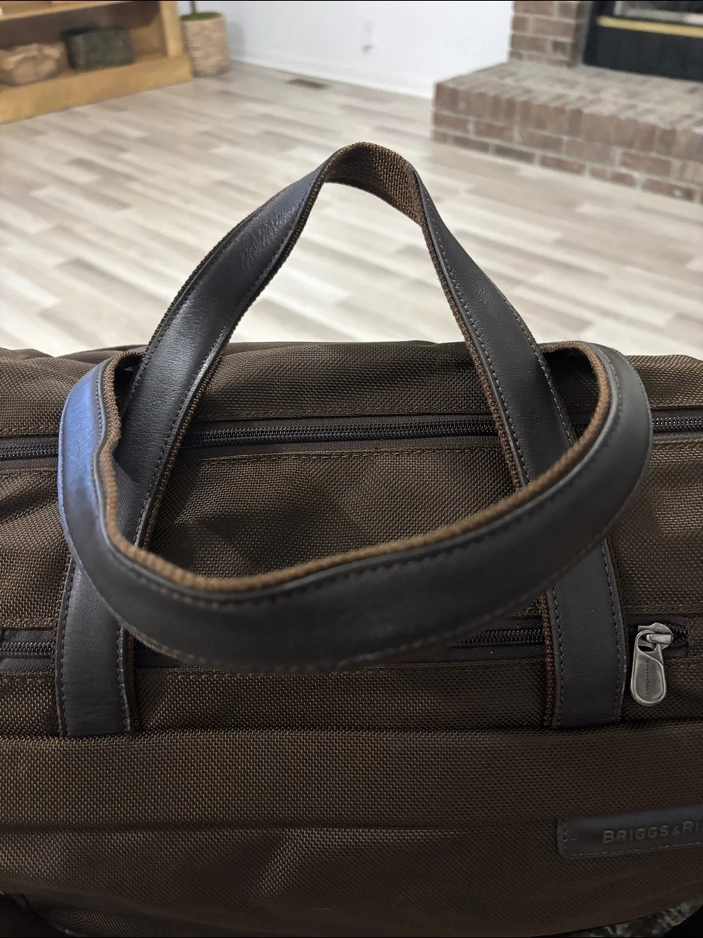 Briggs & Riley Baseline Extra Large Men’s Brown Weekender Duffel Bag